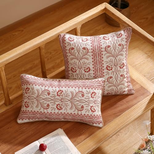 ISAENNE Designer Linen Throw Pillow Cover - Image 4