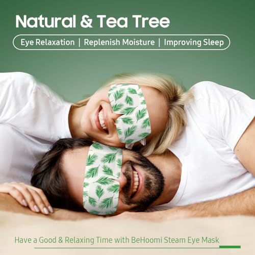 BeHoomi 20 Packs Steam Eye Mask, Heated Eye Mask Warm Compress - Image 2