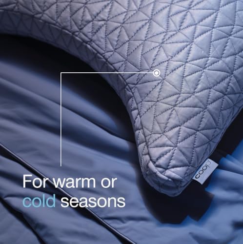Coop Home Goods Cool Side Crescent Pillowcase, Queen Size Cooling Pillow Case - Image 6