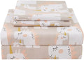 JSD Pink Unicorn Kids Sheet Set Full Size, 4 Piece Girls Printed Microfiber Bed Sheets Deep Pocket