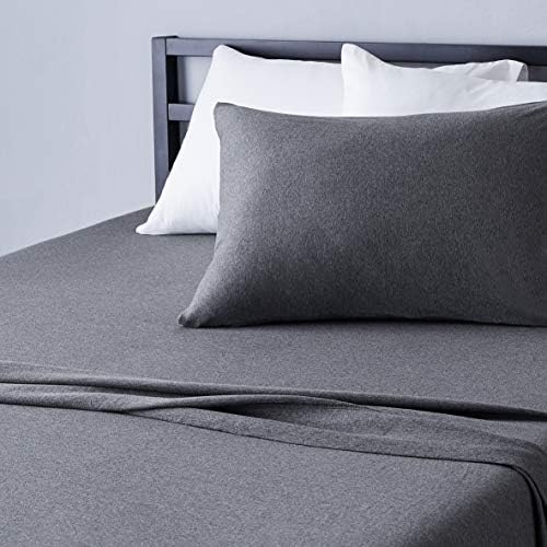 Amazon Basics Breathable, Stretchy 3 Piece Bed Sheet Set, 100% Cotton Jersey - Image 6