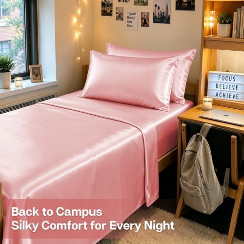 MR&HM Satin Pillowcase 2 Pack, Queen Size 20"x30" - Image 5