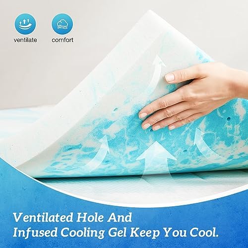 Sweetcrispy Mattress Topper Full, Memory Foam, 2 Inch - Image 5