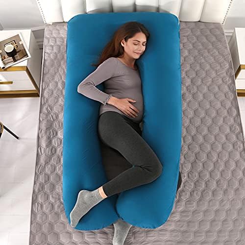 Amagoing 55 inches Pregnancy Pillow, U Shaped Maternity Full Body Pillow - Image 2