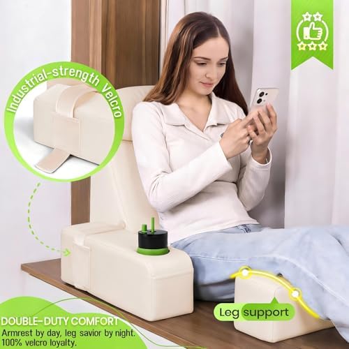 19 INCH Reading Pillow for Adults, Back Pillow for Bed Sitting Up, Backrest - Image 7