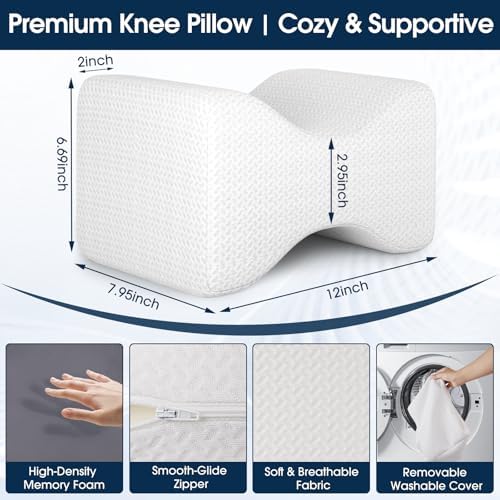 BlissTrends Memory Foam Knee & Leg Pillow - Image 2