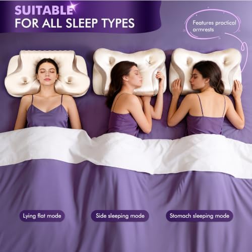 Dayme Orthopedic Memory Foam Pillows–Cooling Cervical Neck Pillow - Image 2