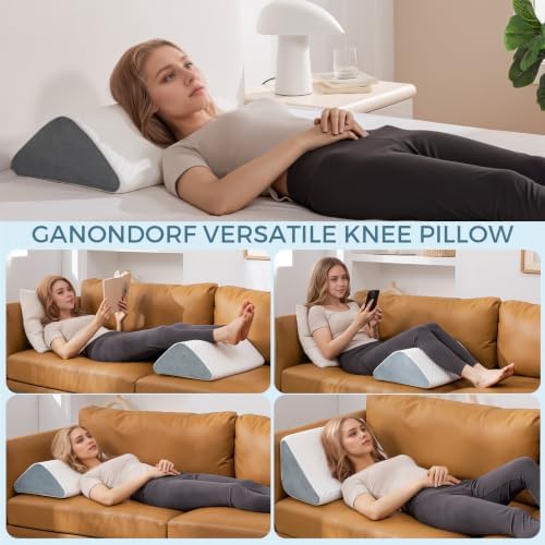 Knee Wedge Pillow 6.3'' for Post-Surgery Recovery-Leg Elevation Support for - Image 4