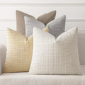 MIULEE Neutral Harmony Decorative Pillow Covers 20x20 Inch Set of 4 by MIULEE