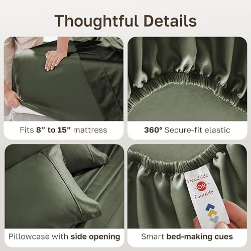 California Design Den Soft 100% Cotton 3 Pc Twin XL Size Bedsheets Set - Image 4