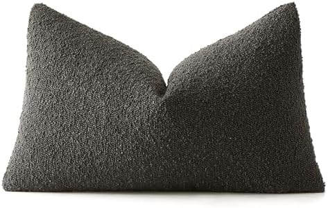 MIULEE Textured Boucle Lumbar Pillow Cover - Image 6