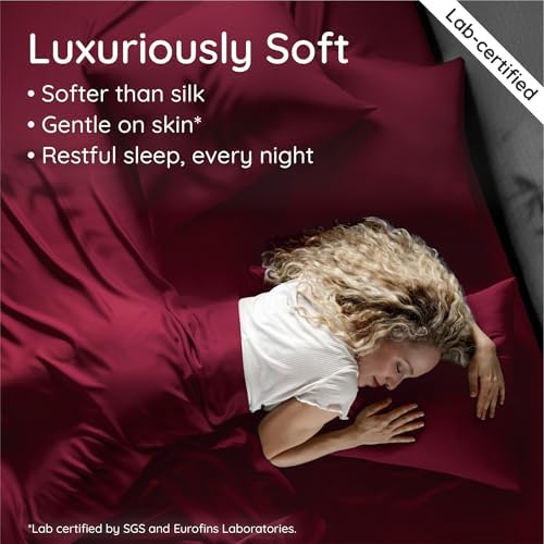 Bambaw Queen Size 4pcs Cooling Sheets Set 100% Viscose Derived from Bamboo - Image 5