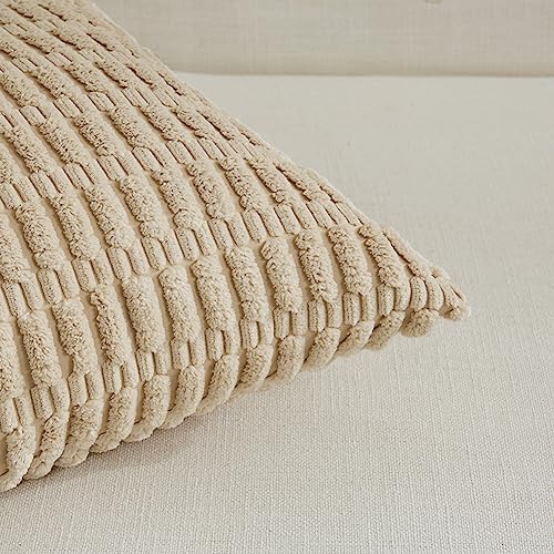 Fancy Homi 4 Packs Decorative Throw Pillow Covers - Image 4