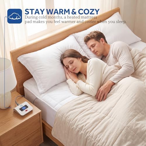 Sealy Electric Mattress Pad Queen Size 10 Heat Settings Machine Washable - Image 3