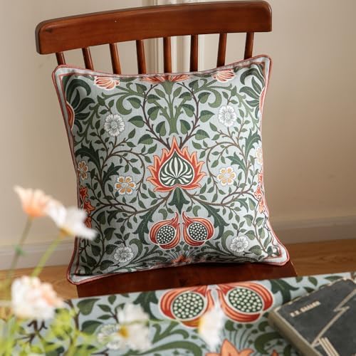 ISAENNE Designer Linen Square Throw Pillow Cover - Image 6