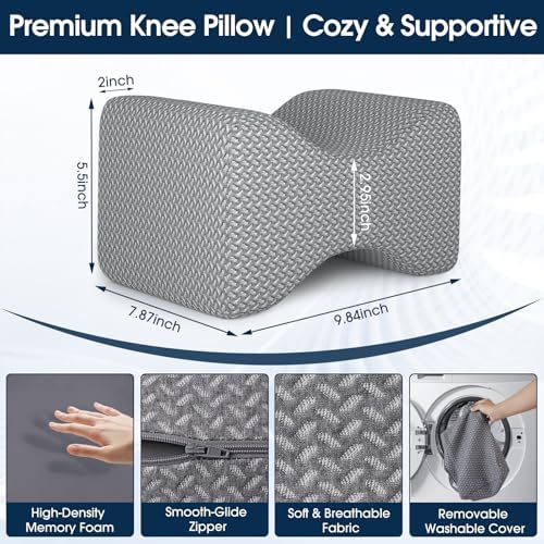 BlissTrends Memory Foam Knee & Leg Pillow - Image 2