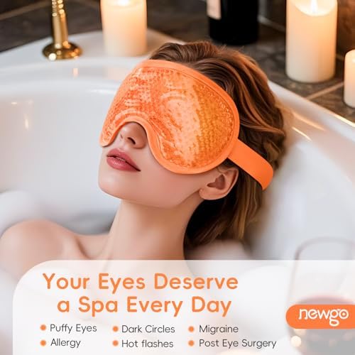 NEWGO Cooling Eye Mask for After Surgery, Face Ice Pack, 1 Pack - Image 2