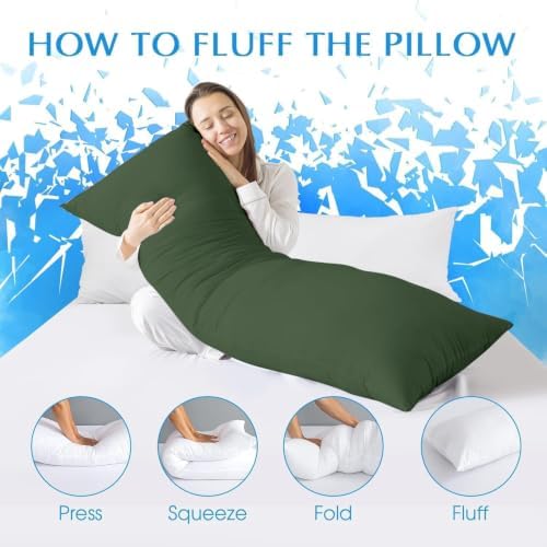 SHOUREN Large Body Pillow, Long Bed Pillow - Image 7
