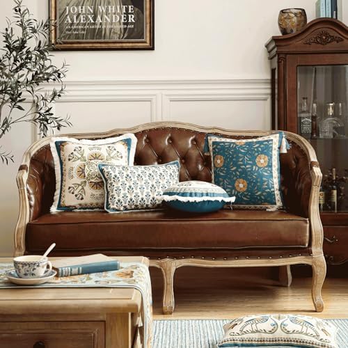 patdrea Designer French Vintage Linen Throw Pillow Cover - Image 3