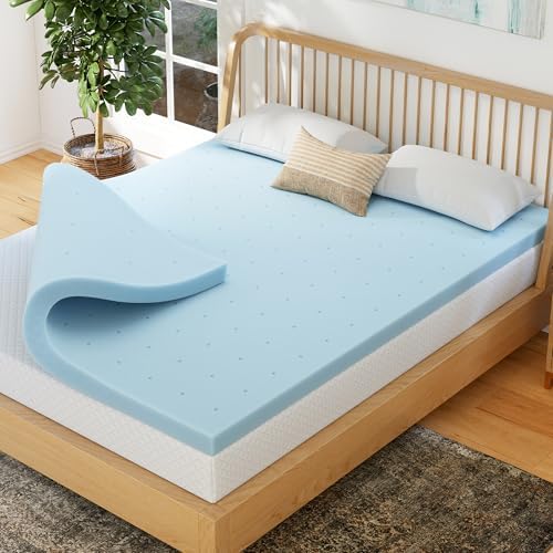 EGOHOME 3 Inch Cal King Memory Foam Mattress Topper- Cooling Gel Infused by Unknown