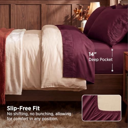 Bedsure Twin XL Sheets Dorm Bedding - Image 4
