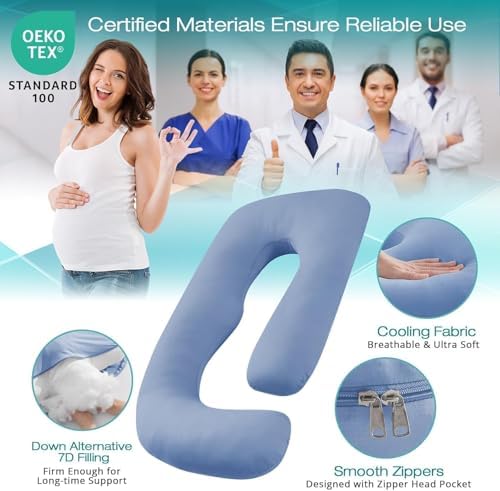 Sasttie Cooling Pregnancy Pillows - Image 3