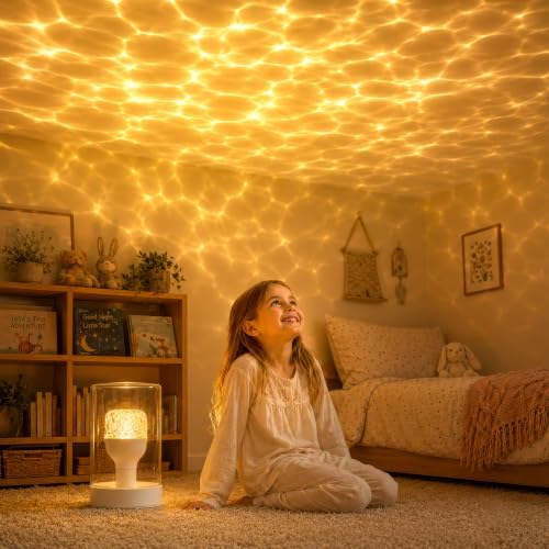 OUTON Ocean Wave Projector Light Bulb with Remote, 16-Color RGB LED Water - Image 7