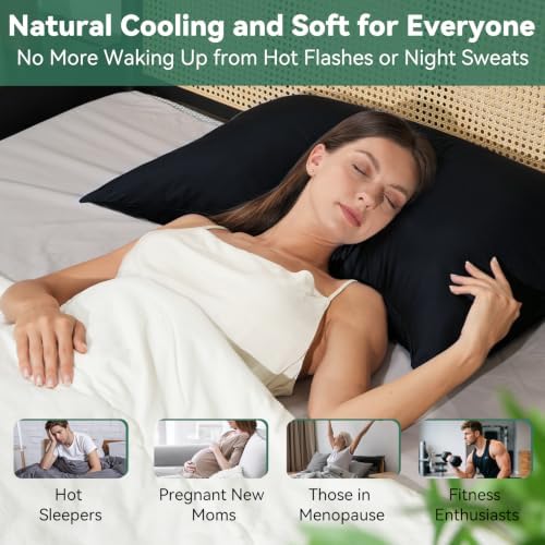 Cooling Curved Pillowcase for Side Sleeper Pillow - Image 5