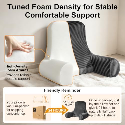 Reading Pillow for Bed Sitting Up, Back Support Pillow - Image 5
