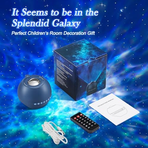 One Fire 360 Game Lights Galaxy Projector Gaming Accessories Gaming Room Decor Green Star Bluetooth Speaker+15 White Noise Man Cave Accessories Cool Gifts for Men Birthday Gift Cool Stuff for Teen Boy - Image 7