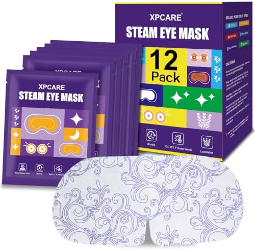 XPCARE 12 Pack Steam Eye Mask Disposable by XPCARE