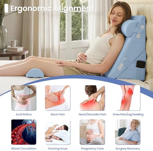 Sasttie Adjustable Wedge Pillow Set - Image 6