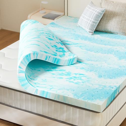 Sweetcrispy California King Mattress Topper, Cooling Memory Foam, 2 Inch by Sweetcrispy