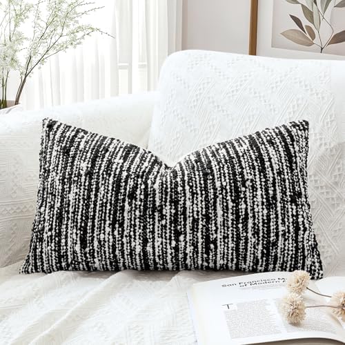 Artscope Lumbar Throw Pillow Cover 12x20 Super Thick Body Pillow Cover by Artscope
