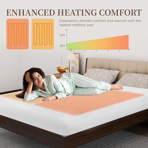 Texciting Heated Mattress Pad King Size, Bed Warmer - Image 4