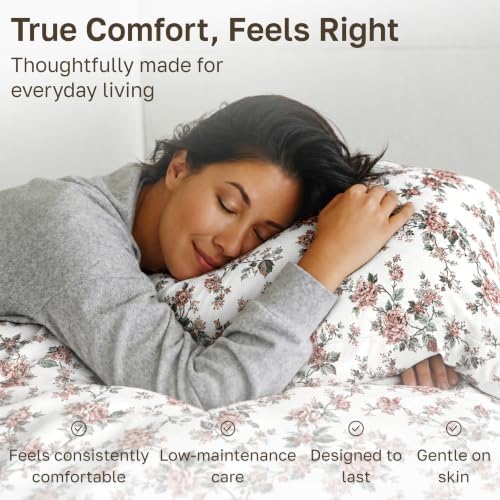 California Design Den Soft 100% Cotton Sateen Twin Sheets Set - Image 5