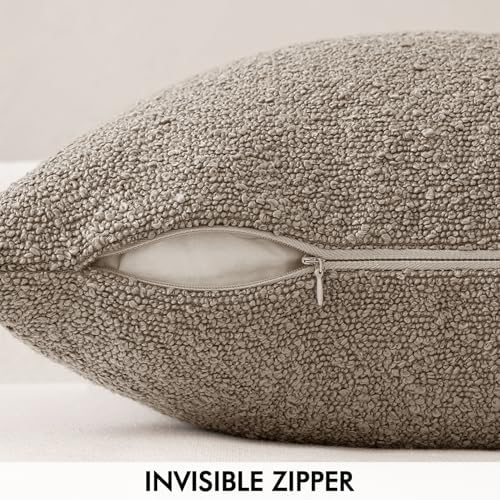 MIULEE Textured Boucle Lumbar Pillow Cover - Image 5