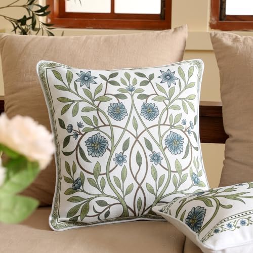 ISAENNE Designer Linen Throw Pillow Cover - Image 2