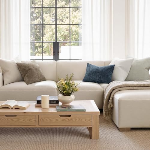 MIULEE Decorative Couch Throw Pillow Covers 20x20 Inch Navy Blue 2 Pack - Image 2