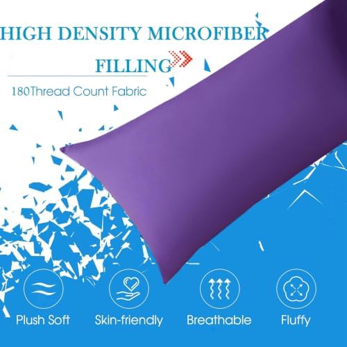 SHOUREN Large Body Pillow, Long Bed Pillow - Image 5