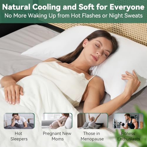 Cooling Curved Pillowcase for Side Sleeper Pillow - Image 5