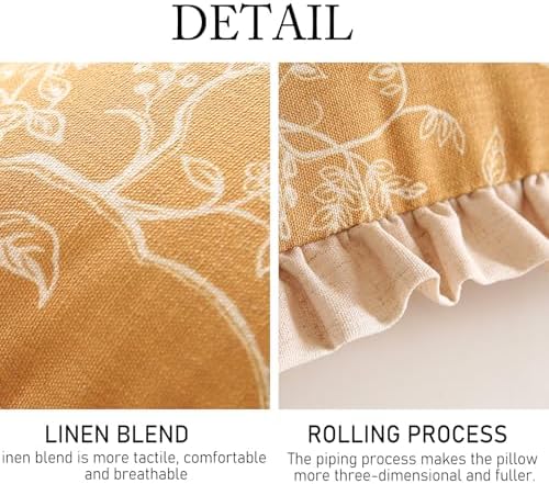ISAENNE Designer Linen Throw Pillow Cover - Image 4