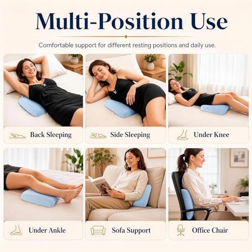 Lumbar Support Pillow for Bed Relief Back Pain: Lower Back Pillow for Sleeping - Image 5
