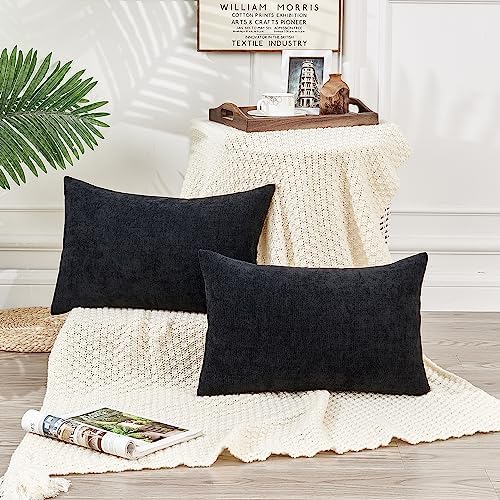 GAWAMAY Lumbar Pillow Cover Decorative Rectangle Throw Pillow Covers 12"x20" - Image 2