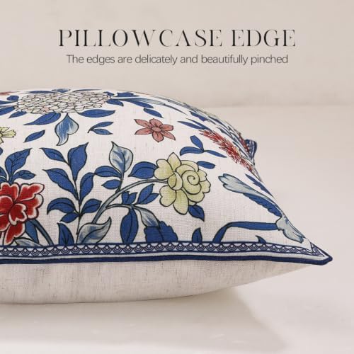 patdrea Designer French Vintage Linen Throw Pillow Cover - Image 4