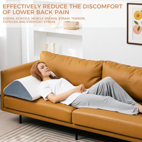 Knee Wedge Pillow for Post-Surgery Recovery-Leg Elevation Support for Sleep - Image 6