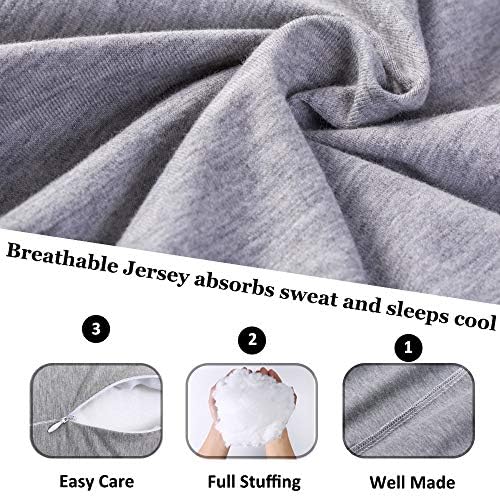 1 MIDDLE ONE Pregnancy Pillow, C Shaped Full Body Pillow - Image 3