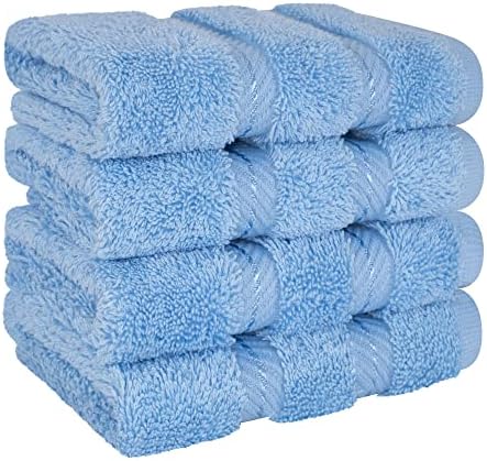 American Soft Linen 100% Cotton Luxury Turkish Towels, 4 PC Washcloth Set - Image 6