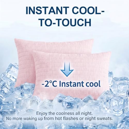 Swift Home Cooling Pillow Cases Standard Size Set of 2 - Image 2