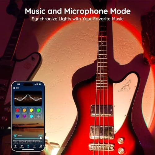 Neroupe Sunset Lamp Projector with APP Control Multicolor Changing Lights - Image 4